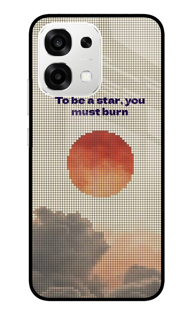 Pixel Sun Oppo F33 5G Metal Case Back Cover by Casekaro