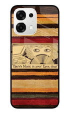 Vinyl Stripes Oppo F33 5G Metal Case Back Cover by Casekaro