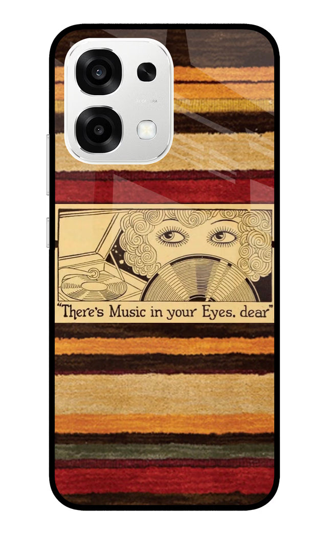 Vinyl Stripes Oppo F33 5G Metal Case Back Cover by Casekaro