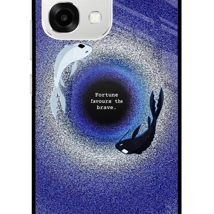 Dark Koi Oppo F33 5G Metal Case Back Cover by Casekaro