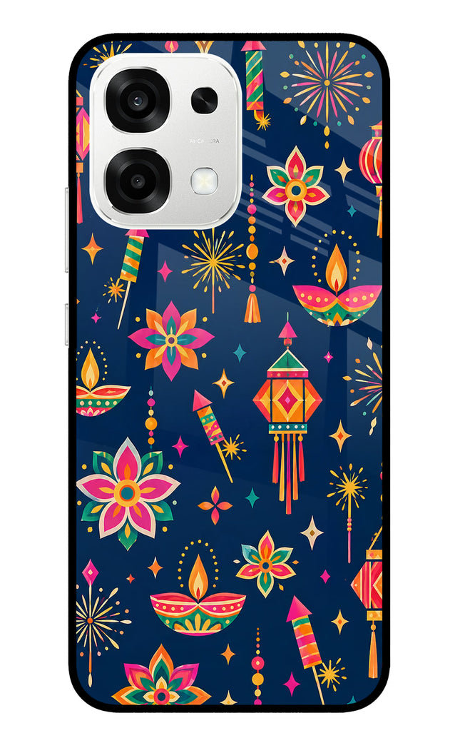 Festive Pop Oppo F33 5G Metal Case Back Cover by Casekaro