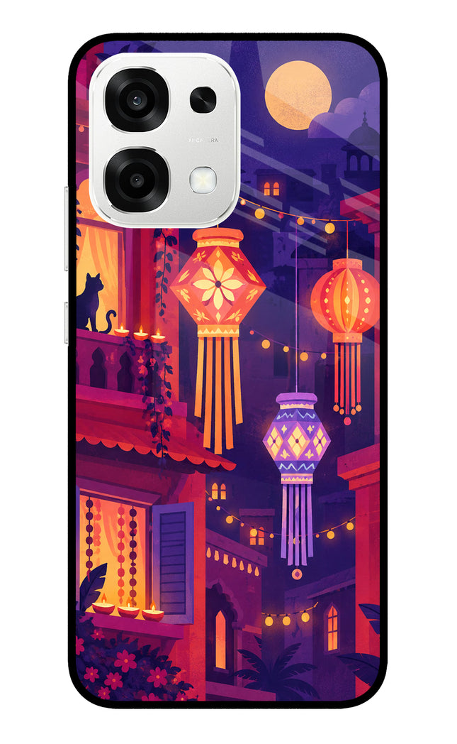 Lantern Lane Oppo F33 5G Metal Case Back Cover by Casekaro