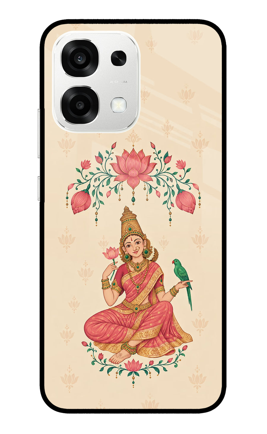 Goddess Lakshmi Oppo F33 5G Back Cover, Metal case