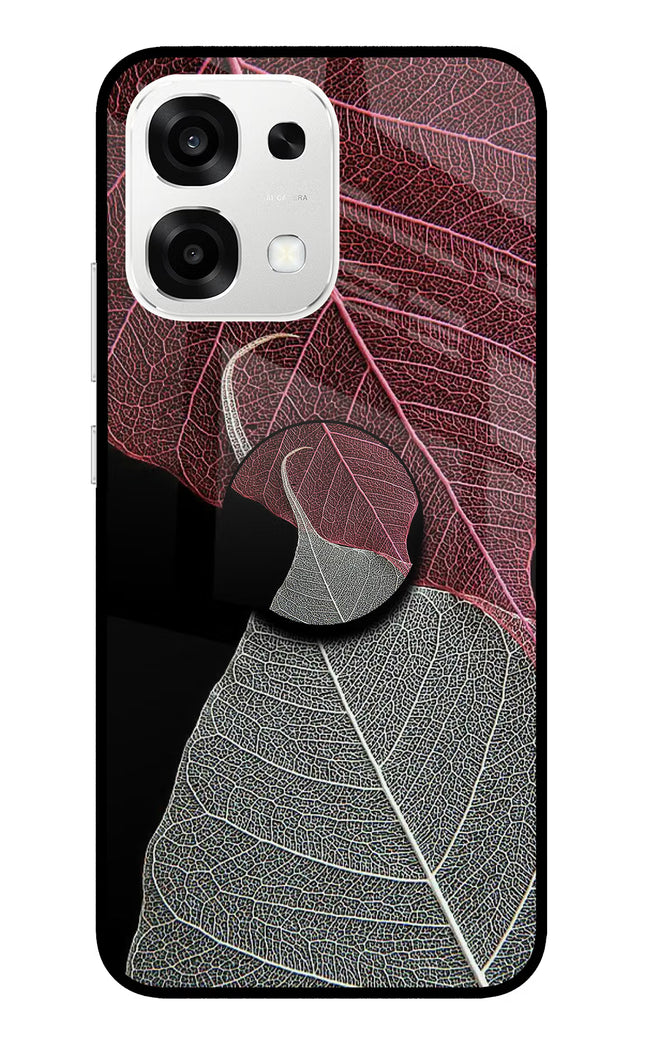 Leaf Pattern Oppo F33 5G Pop Case by Casekaro