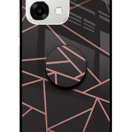 Geometric Pattern Oppo F33 5G Pop Case by Casekaro