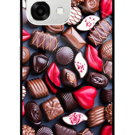 Chocolates Oppo F33 5G Pop Case by Casekaro