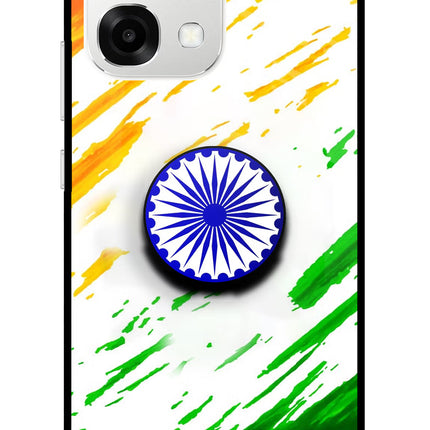 Indian Flag Ashoka Chakra Oppo F33 5G Pop Case by Casekaro