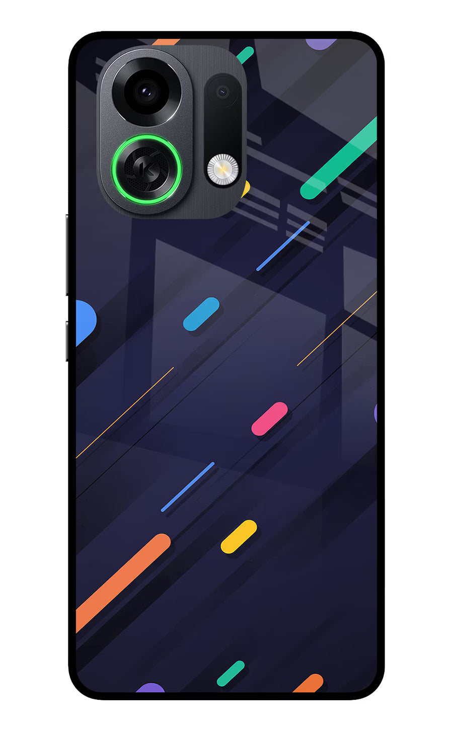 Abstract Design OPPO K13 Turbo Pro 5G Back Cover, Metal case