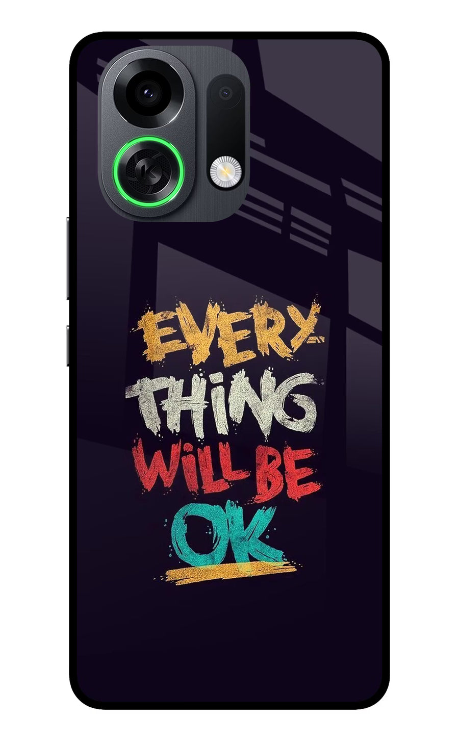 Everything Will Be Ok OPPO K13 Turbo Pro 5G Back Cover, Metal case