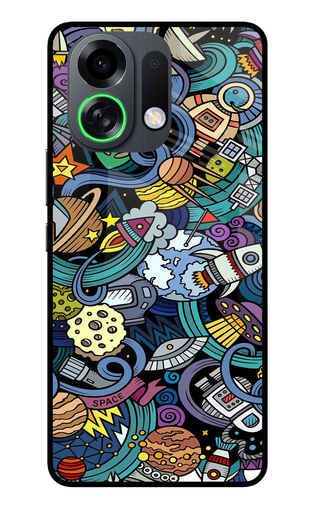 Space Abstract OPPO K13 Turbo Pro 5G Metal Case Back Cover by Casekaro