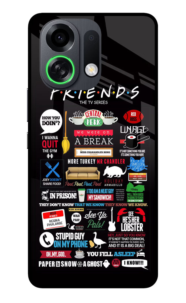 FRIENDS OPPO K13 Turbo Pro 5G Metal Case Back Cover by Casekaro