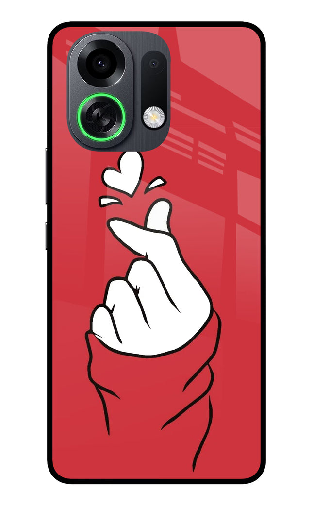Korean Love Sign OPPO K13 Turbo Pro 5G Metal Case Back Cover by Casekaro