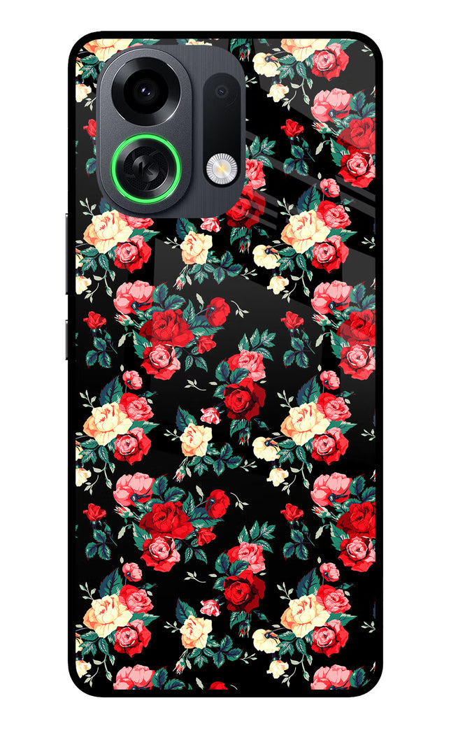 Rose Pattern OPPO K13 Turbo Pro 5G Metal Case Back Cover by Casekaro
