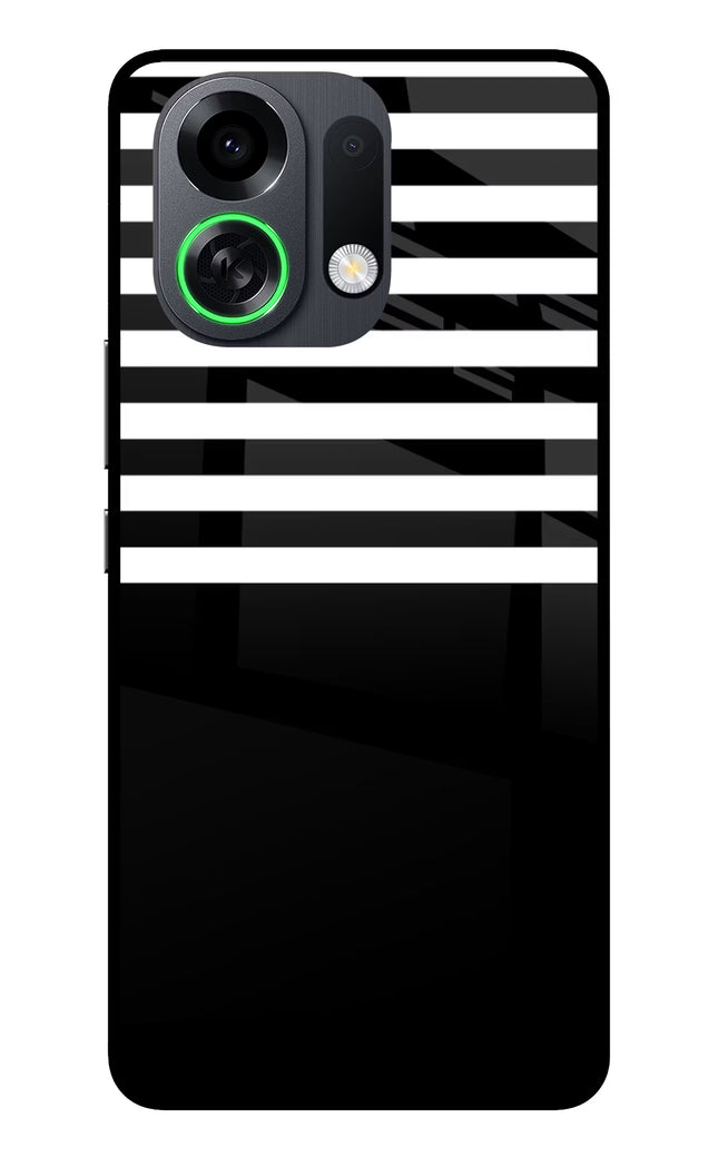 Black and White Print OPPO K13 Turbo Pro 5G Metal Case Back Cover by Casekaro