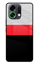 Tri Color Pattern OPPO K13 Turbo Pro 5G Metal Case Back Cover by Casekaro