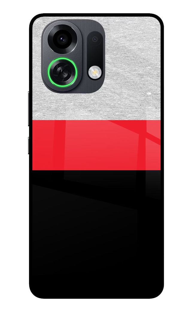 Tri Color Pattern OPPO K13 Turbo Pro 5G Metal Case Back Cover by Casekaro
