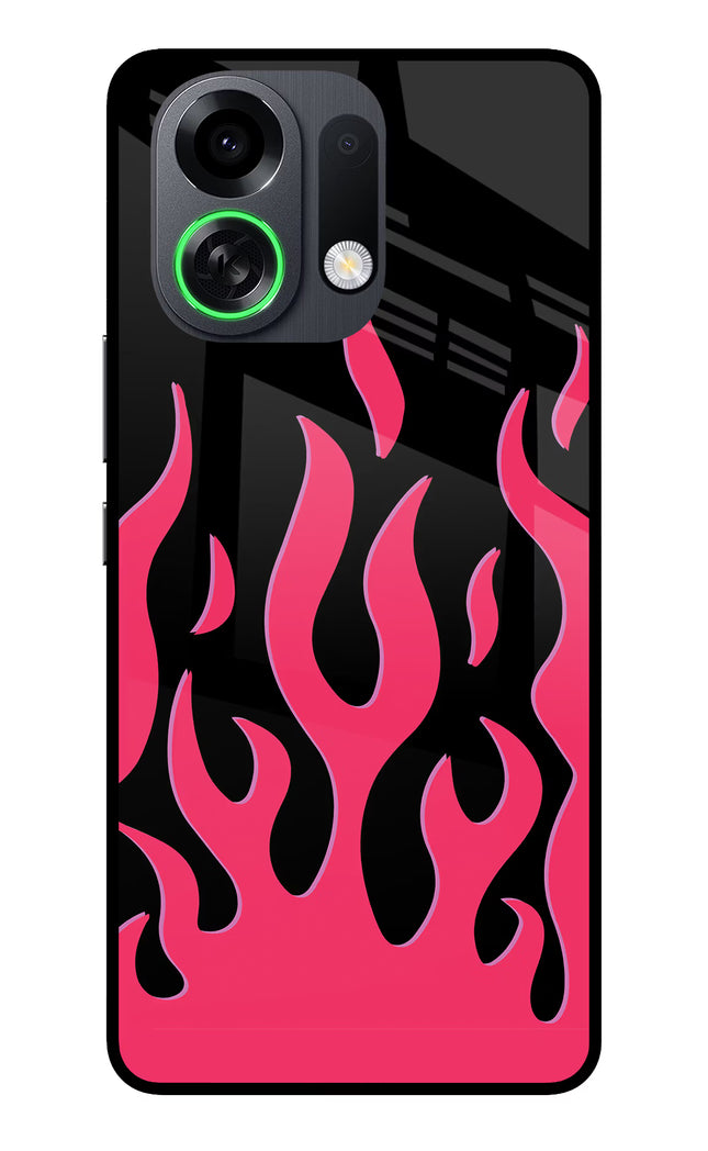 Fire Flames OPPO K13 Turbo Pro 5G Metal Case Back Cover by Casekaro