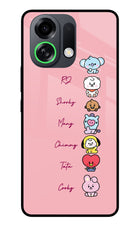 BTS names OPPO K13 Turbo Pro 5G Metal Case Back Cover by Casekaro