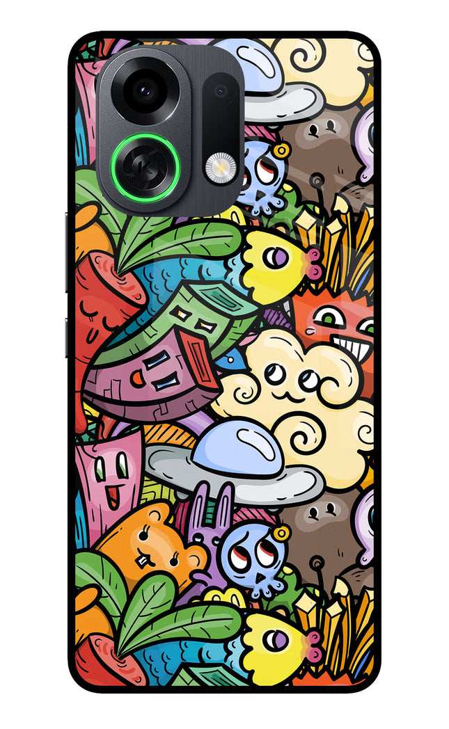 Veggie Doodle OPPO K13 Turbo Pro 5G Metal Case Back Cover by Casekaro