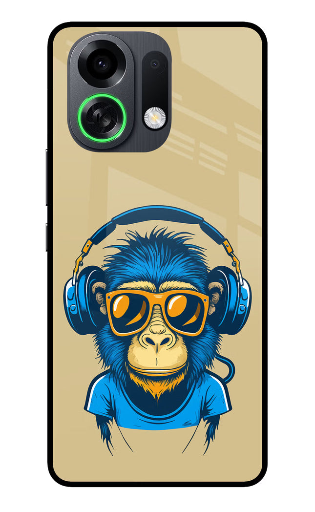 Monkey Headphone OPPO K13 Turbo Pro 5G Metal Case Back Cover by Casekaro