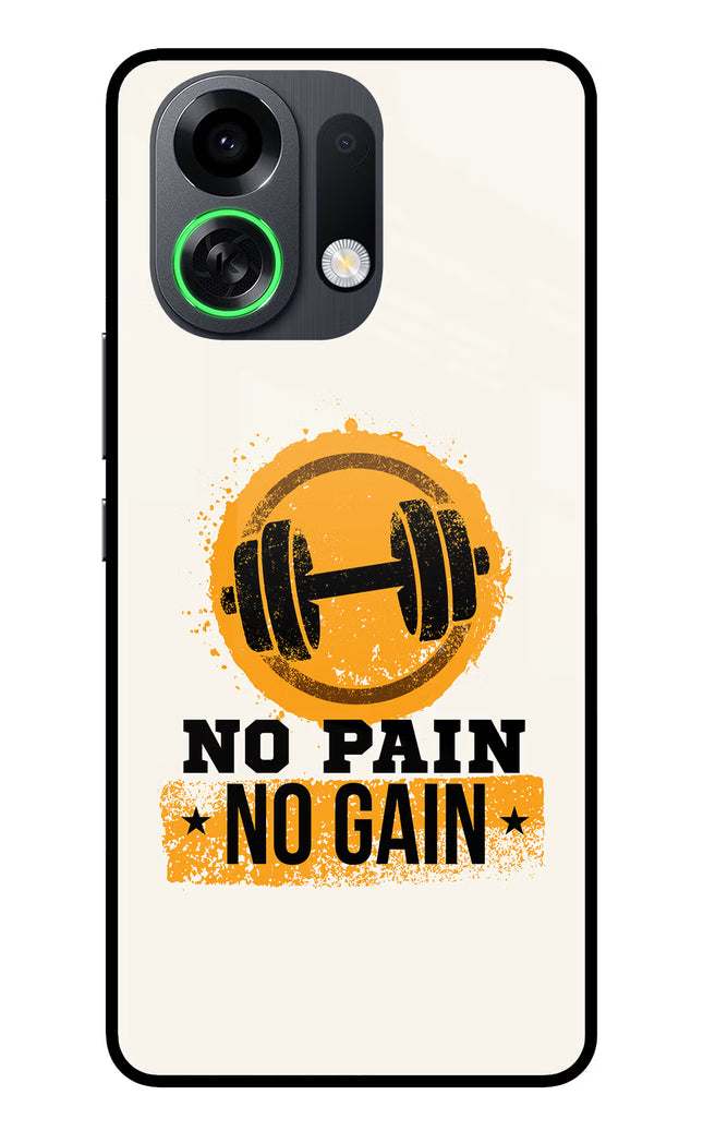 No Pain No Gain OPPO K13 Turbo Pro 5G Metal Case Back Cover by Casekaro