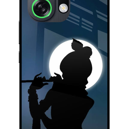 Shri Krishna Silhouette OPPO K13 Turbo Pro 5G Metal Case Back Cover by Casekaro
