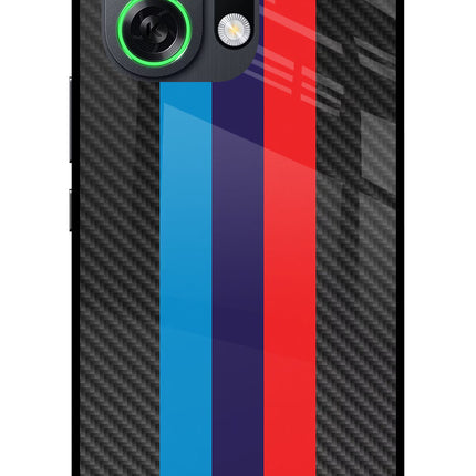 BMW Stripes Pattern OPPO K13 Turbo Pro 5G Metal Case Back Cover by Casekaro