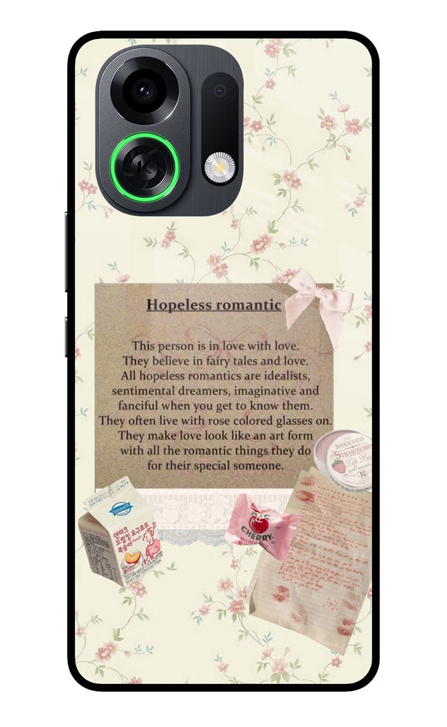 Hopeless Romantic OPPO K13 Turbo Pro 5G Metal Case Back Cover by Casekaro
