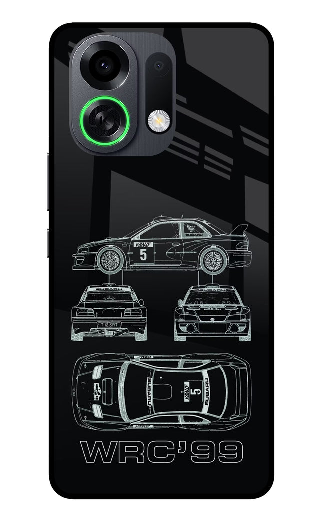 WRC'99 OPPO K13 Turbo Pro 5G Metal Case Back Cover by Casekaro