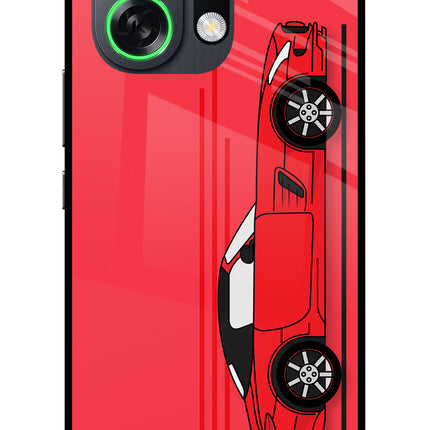 Red Velocity OPPO K13 Turbo Pro 5G Metal Case Back Cover by Casekaro
