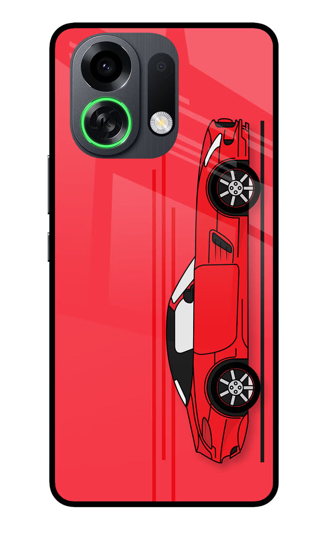 Red Velocity OPPO K13 Turbo Pro 5G Metal Case Back Cover by Casekaro