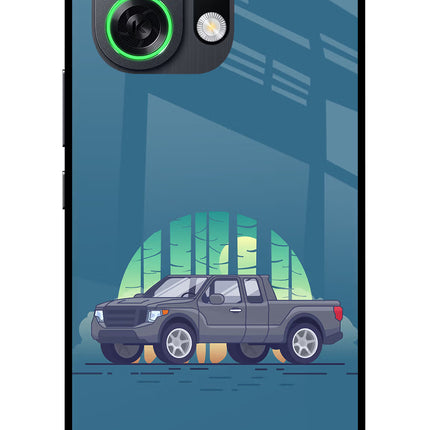 Retro Garage Vibe OPPO K13 Turbo Pro 5G Metal Case Back Cover by Casekaro