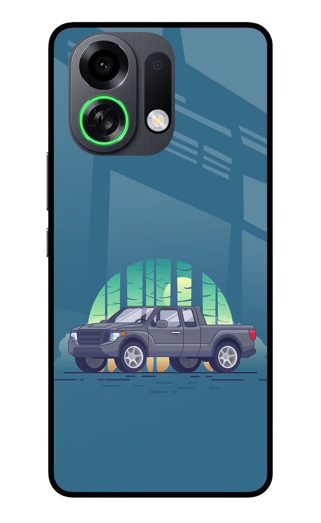 Retro Garage Vibe OPPO K13 Turbo Pro 5G Metal Case Back Cover by Casekaro