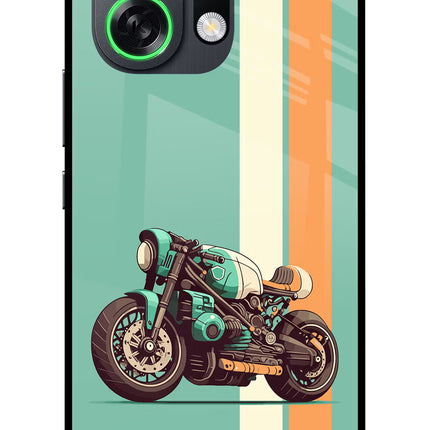 Striped Moto Drift OPPO K13 Turbo Pro 5G Metal Case Back Cover by Casekaro