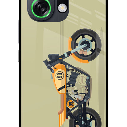 Vertical Speedster OPPO K13 Turbo Pro 5G Metal Case Back Cover by Casekaro