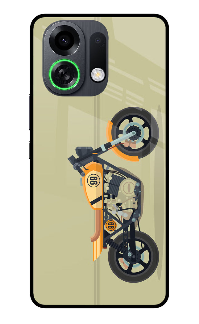 Vertical Speedster OPPO K13 Turbo Pro 5G Metal Case Back Cover by Casekaro