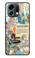 Aquarius Zodiac OPPO K13 Turbo Pro 5G Metal Case Back Cover by Casekaro