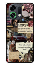 Taurus Zodiac OPPO K13 Turbo Pro 5G Metal Case Back Cover by Casekaro