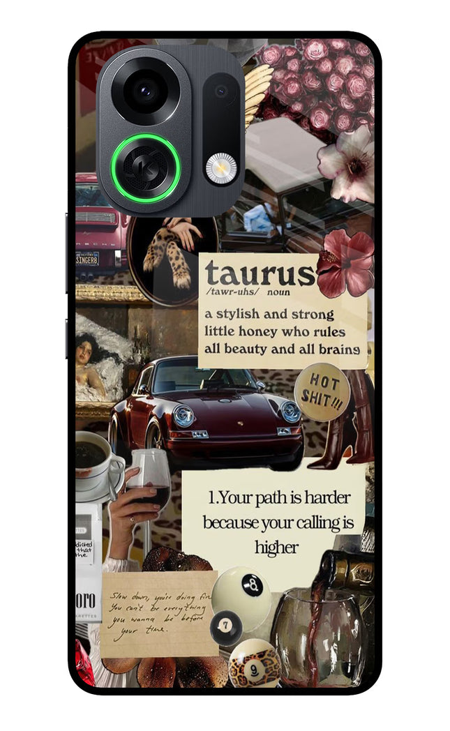 Taurus Zodiac OPPO K13 Turbo Pro 5G Metal Case Back Cover by Casekaro