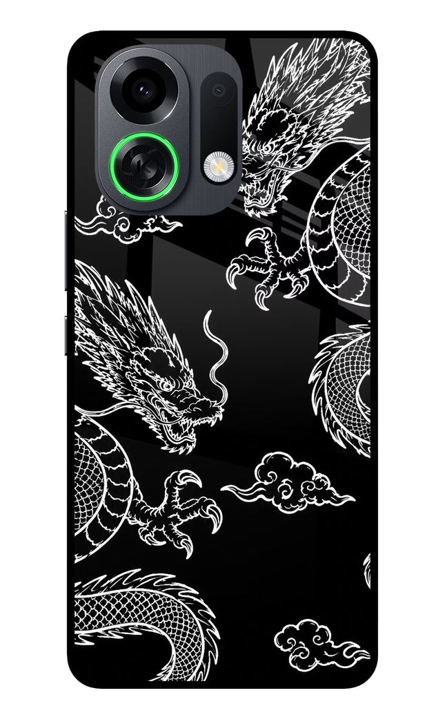 Twin Dragons OPPO K13 Turbo Pro 5G Metal Case Back Cover by Casekaro