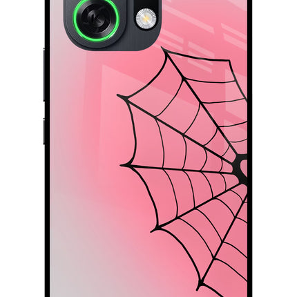 Pink Web OPPO K13 Turbo Pro 5G Metal Case Back Cover by Casekaro