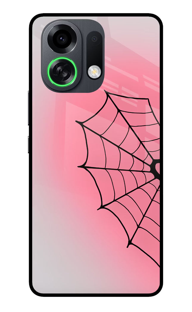 Pink Web OPPO K13 Turbo Pro 5G Metal Case Back Cover by Casekaro