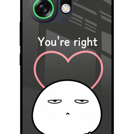 You're Right OPPO K13 Turbo Pro 5G Metal Case Back Cover by Casekaro