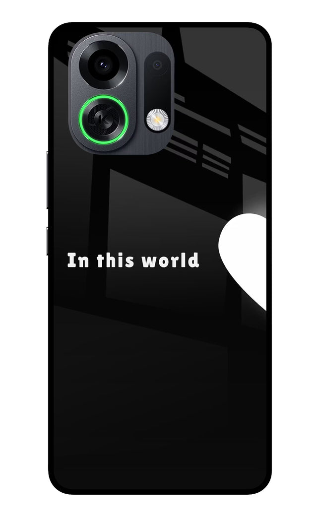This World OPPO K13 Turbo Pro 5G Metal Case Back Cover by Casekaro