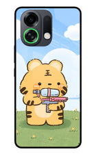 Tiger Treat OPPO K13 Turbo Pro 5G Metal Case Back Cover by Casekaro