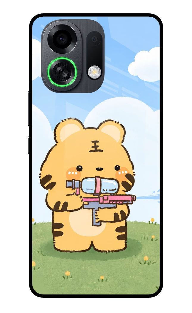 Tiger Treat OPPO K13 Turbo Pro 5G Metal Case Back Cover by Casekaro