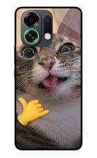 Silly Cat Call OPPO K13 Turbo Pro 5G Metal Case Back Cover by Casekaro