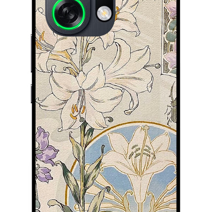 White Lily OPPO K13 Turbo Pro 5G Metal Case Back Cover by Casekaro