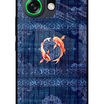 Koi Blue OPPO K13 Turbo Pro 5G Metal Case Back Cover by Casekaro