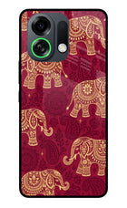 Maroon Elephant OPPO K13 Turbo Pro 5G Metal Case Back Cover by Casekaro